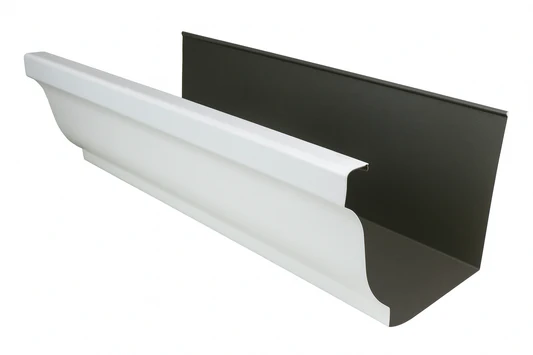 5-inch aluminum gutters